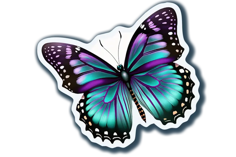 Bluegreen Butterfly