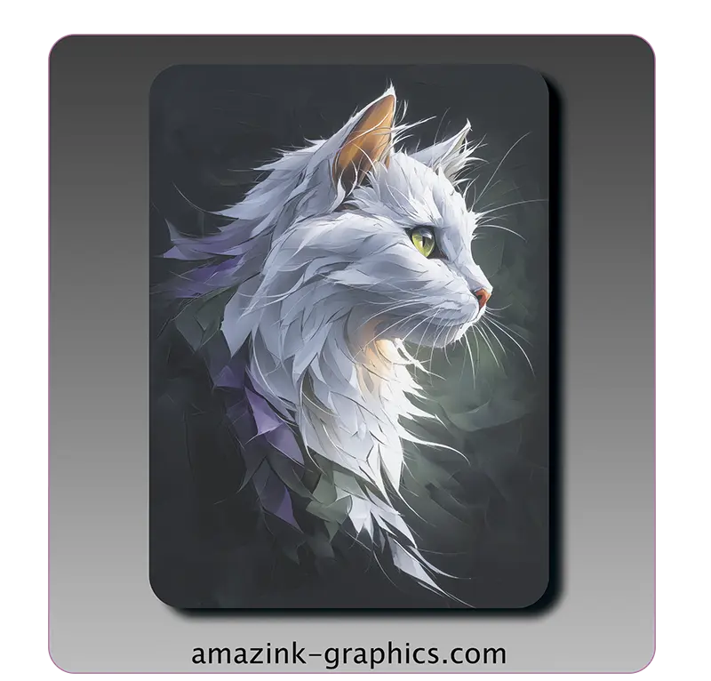 Regal White Cat