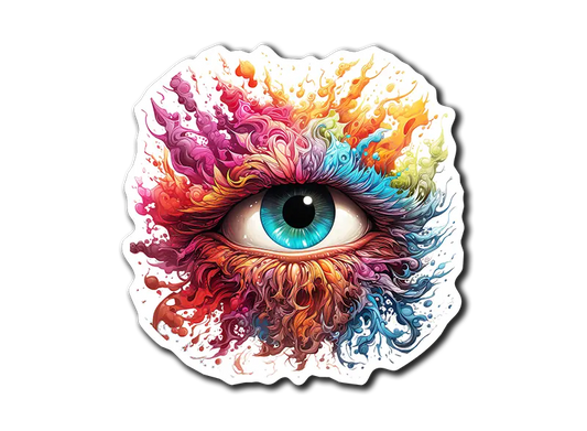 Colorful Eye Explosion