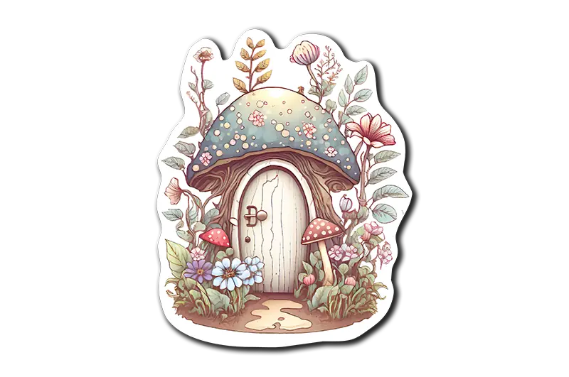 Mushroom Fairy Door