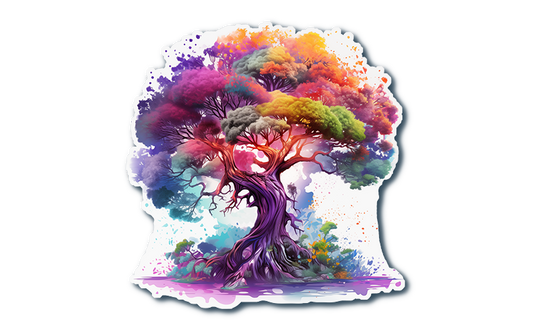 Pastel Rainbow Tree