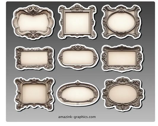 Ornate Vintage Labels