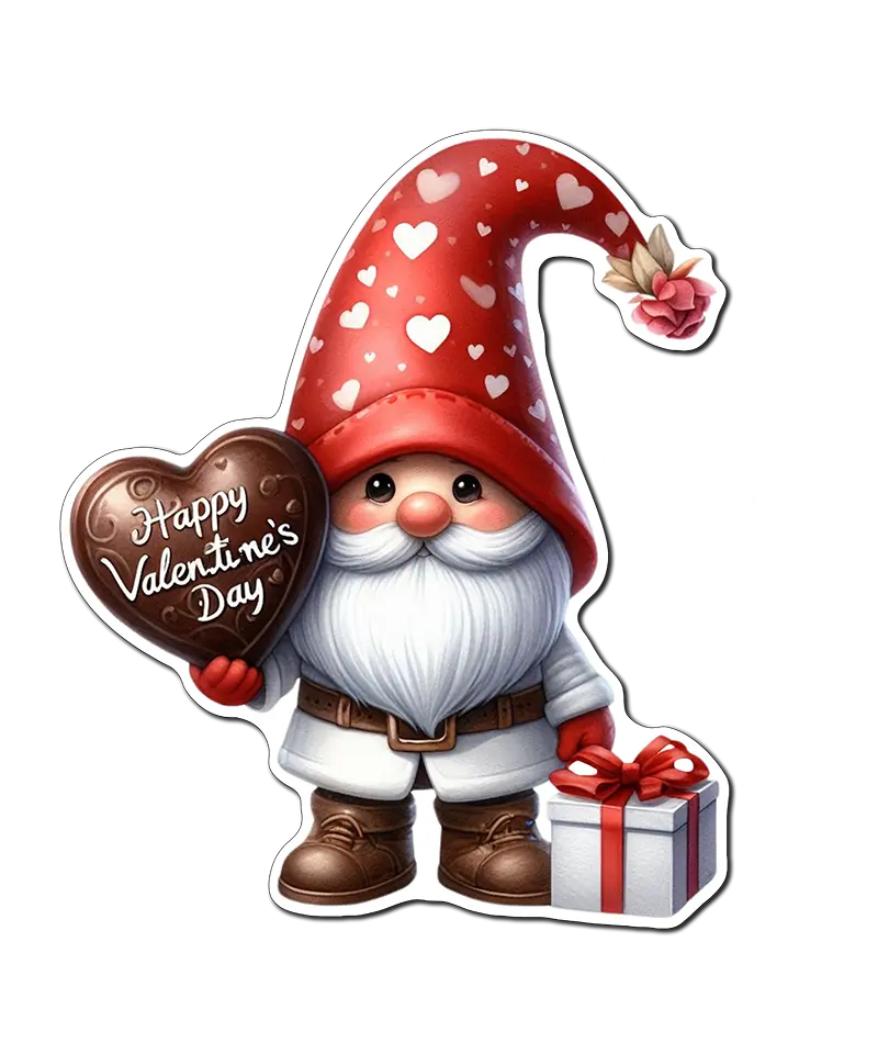 Gnome Happy Valentines Day