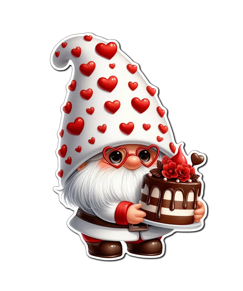 Gourmet Love Gnome Valentines