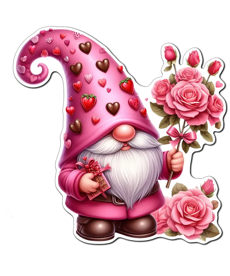 Sweetheart Gnome Valentines