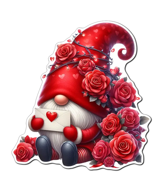 Gnome Love Valentines Letter