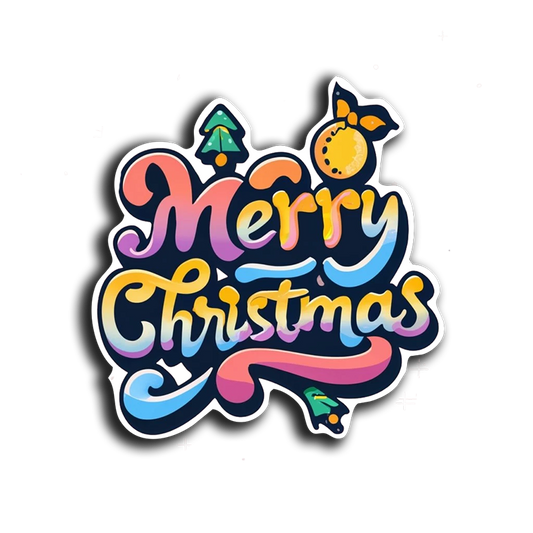 Merry Christmas Sticker