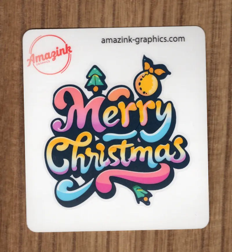 Merry Christmas Sticker