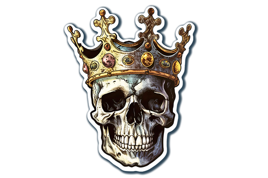 Skull with Gold Crown