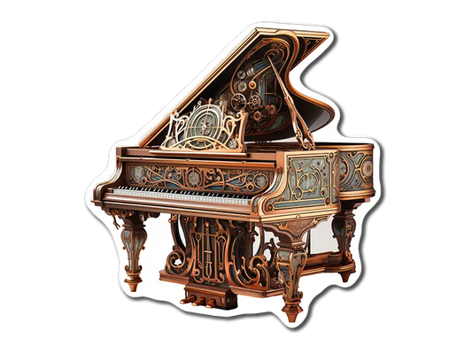 Steampunk Grand Piano