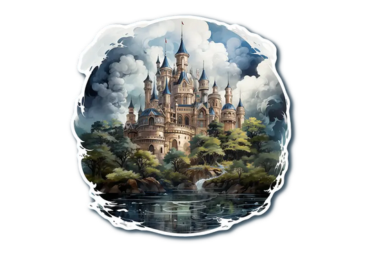 Storybook Castle by a Lake