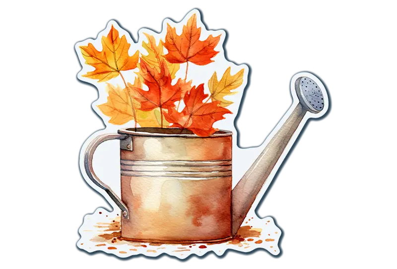 Autumn Watering Can